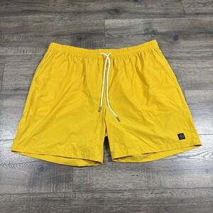 Steel City Swim Shorts Mens 2XL Gold Off Duty Short Mesh Lined Drawstring